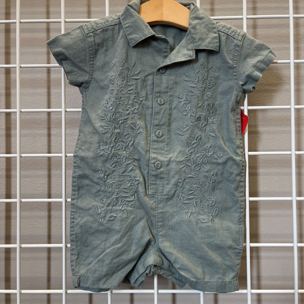 Baby Gap Linen Short Romper - 6/12m