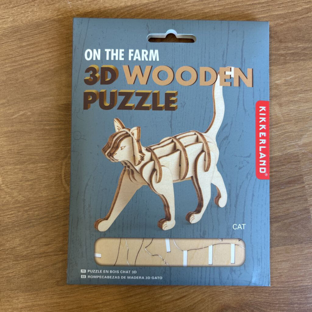 On The Farm 3D Wooden Puzzle