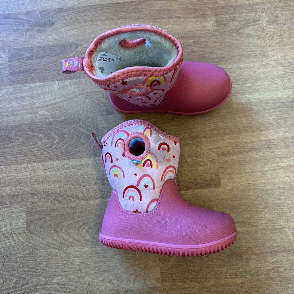 Jan & Jul Rainbow Rain Boots - 8