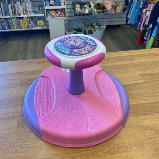 Unicorn Sit n' Spin Toy w/Music