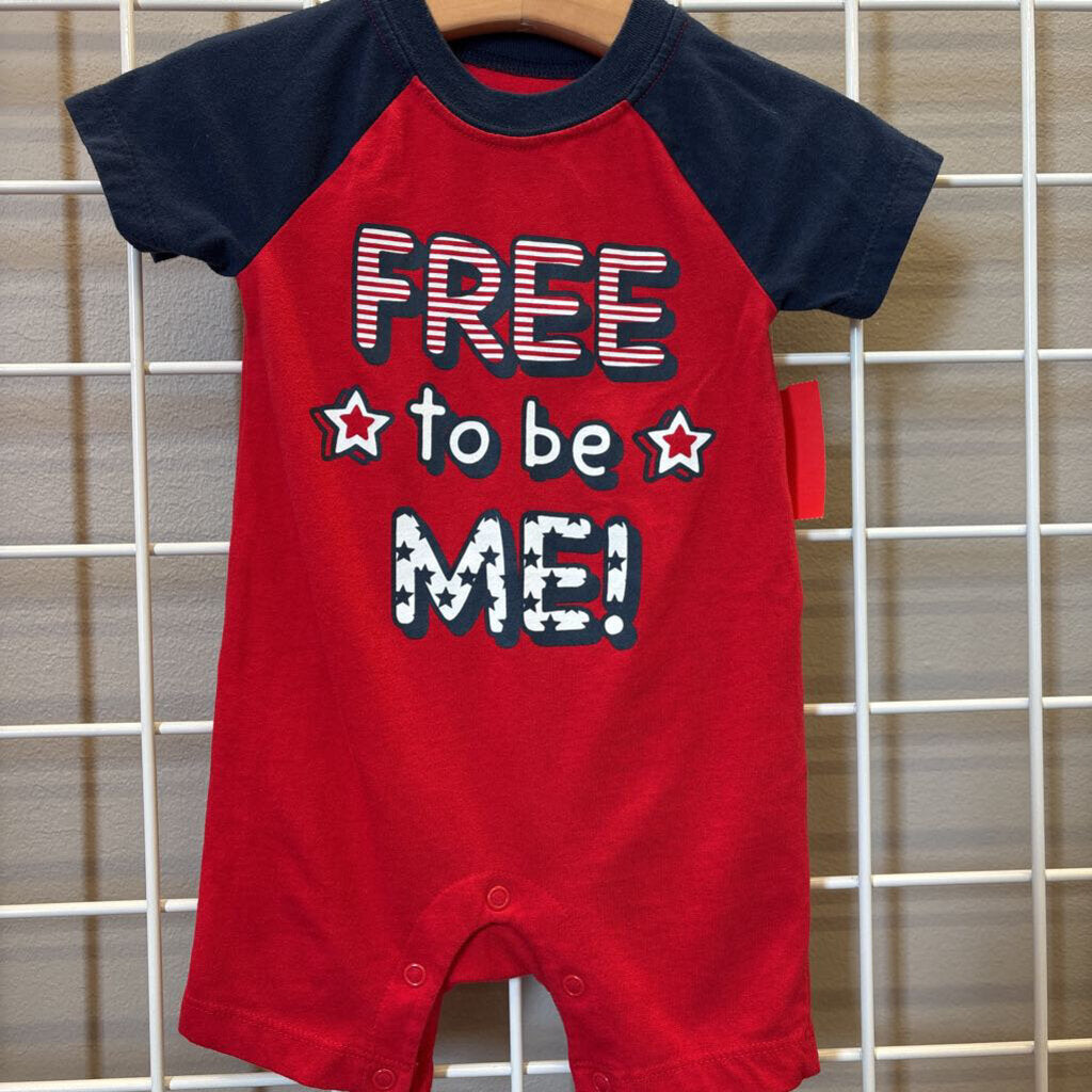 Celebrate Free Short Romper - 6/9m
