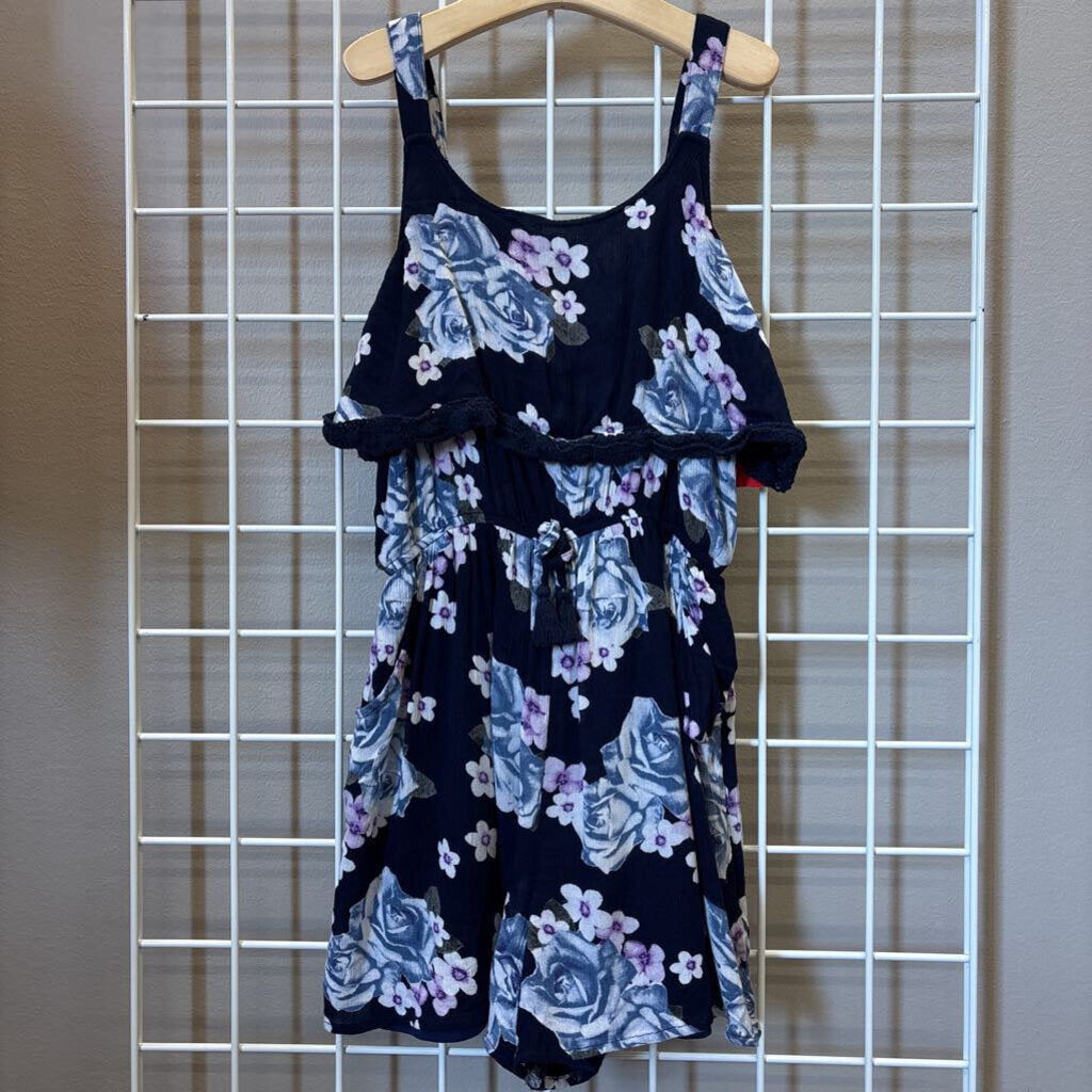 Justice Floral Tank Romper - 12