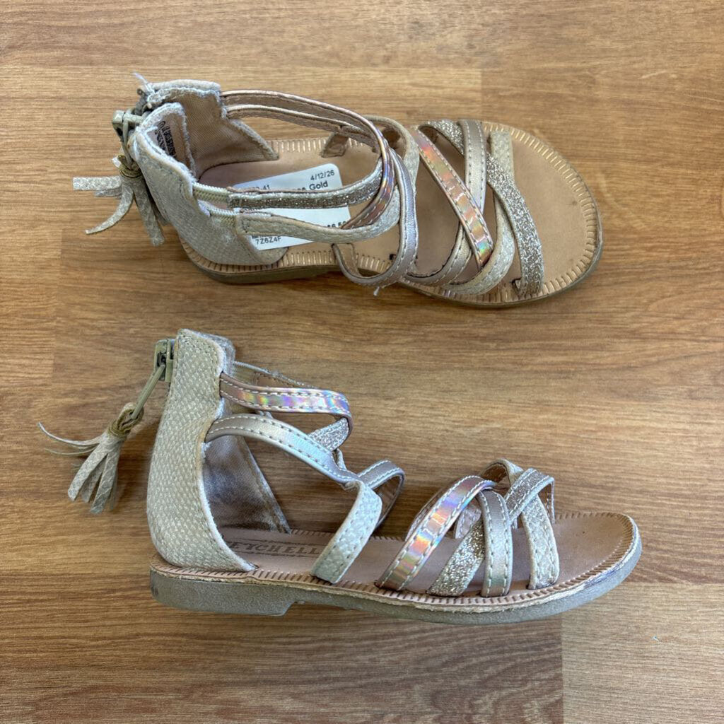 Seychelles Rose Gold Sandals - 6