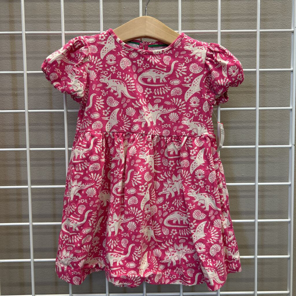 Mini Boden Dino SS Dress (small mark on front) - 2/3