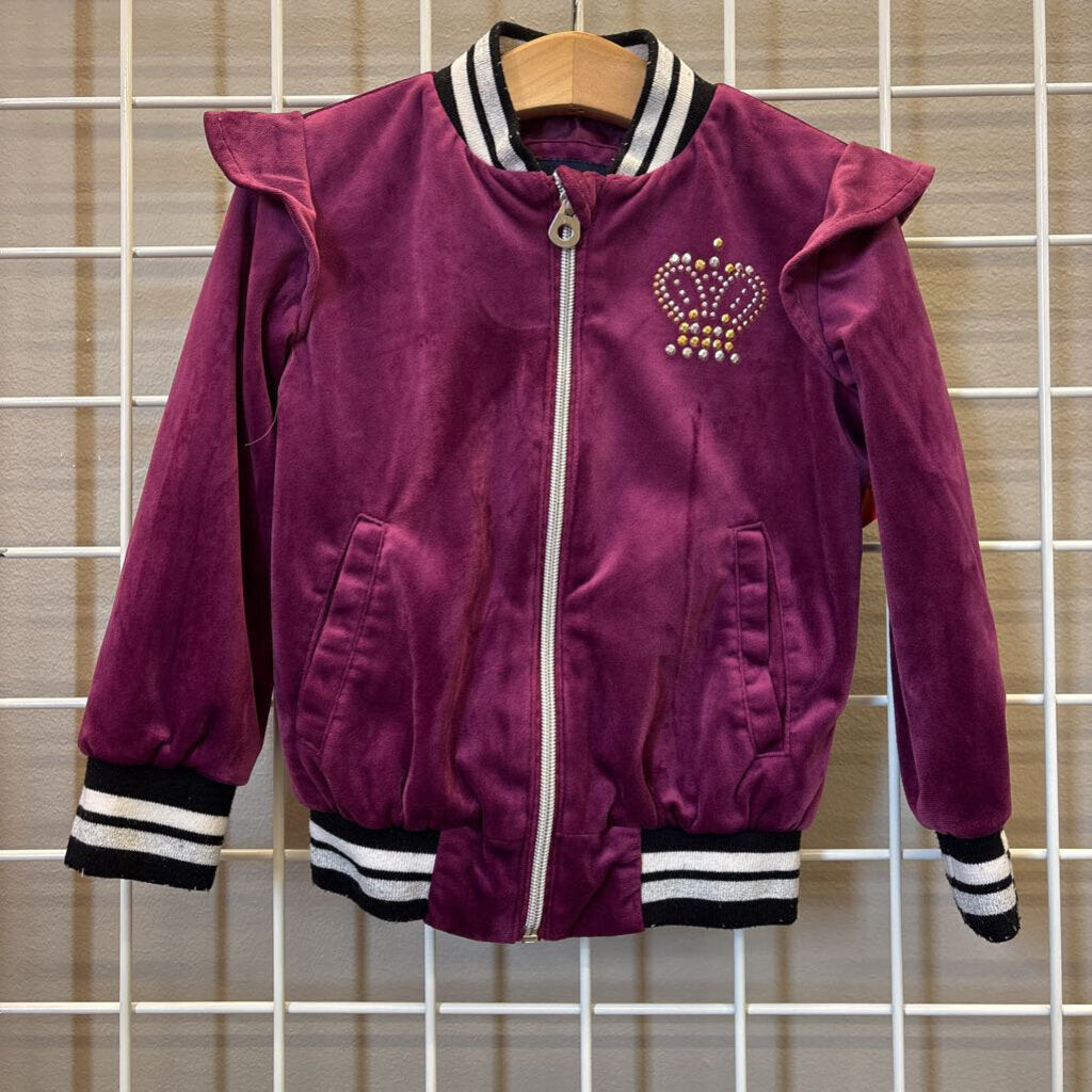 Limited Too Velvet Bomber Jacket - 4T