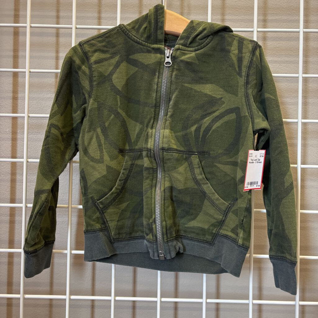Tea Leaf Zip Hoodie - 3