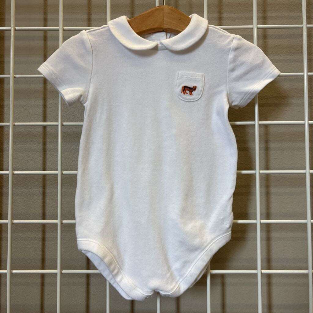 Janie & Jack Tiger SS Onesie - 12/18m