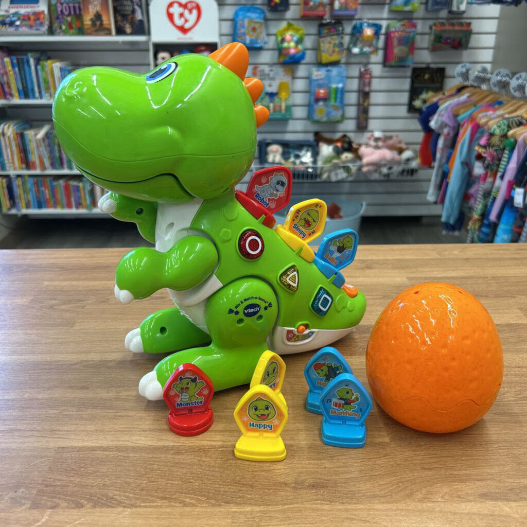 Vtech Mix & Match a Saurus (missing one red shape)