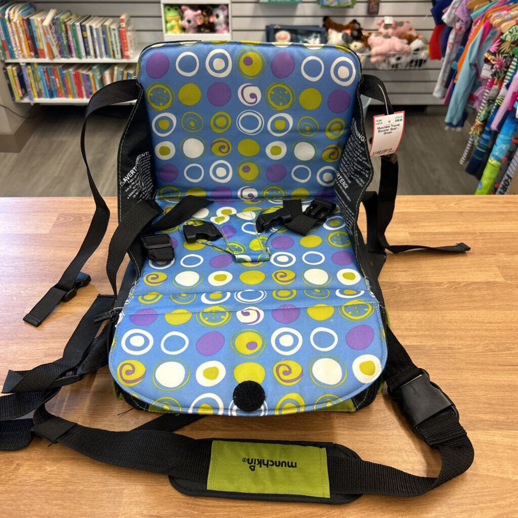 Munchkin Travel Booster Seat - Green