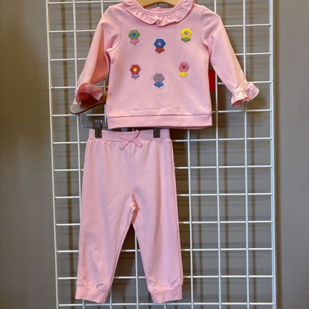 Little Me Floral Two Pc Set - 18m