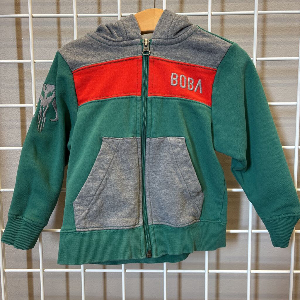 Hanna Andersson x Star Wars Boba Zip Hoodie - 3T