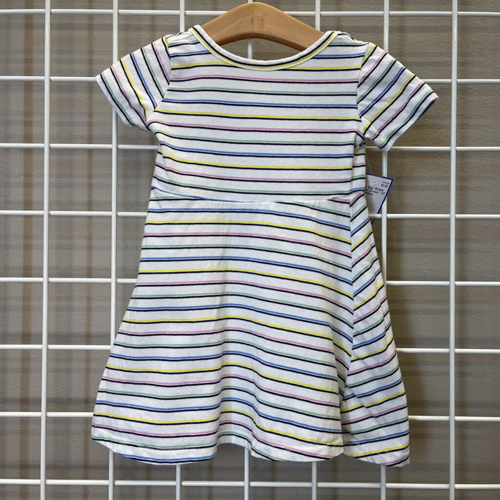 Baby Gap Stripe SS Twirl Dress - 2T
