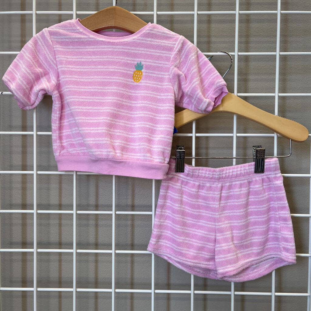 Carter's Terrycloth Pineapple Two Pc Set - 12m