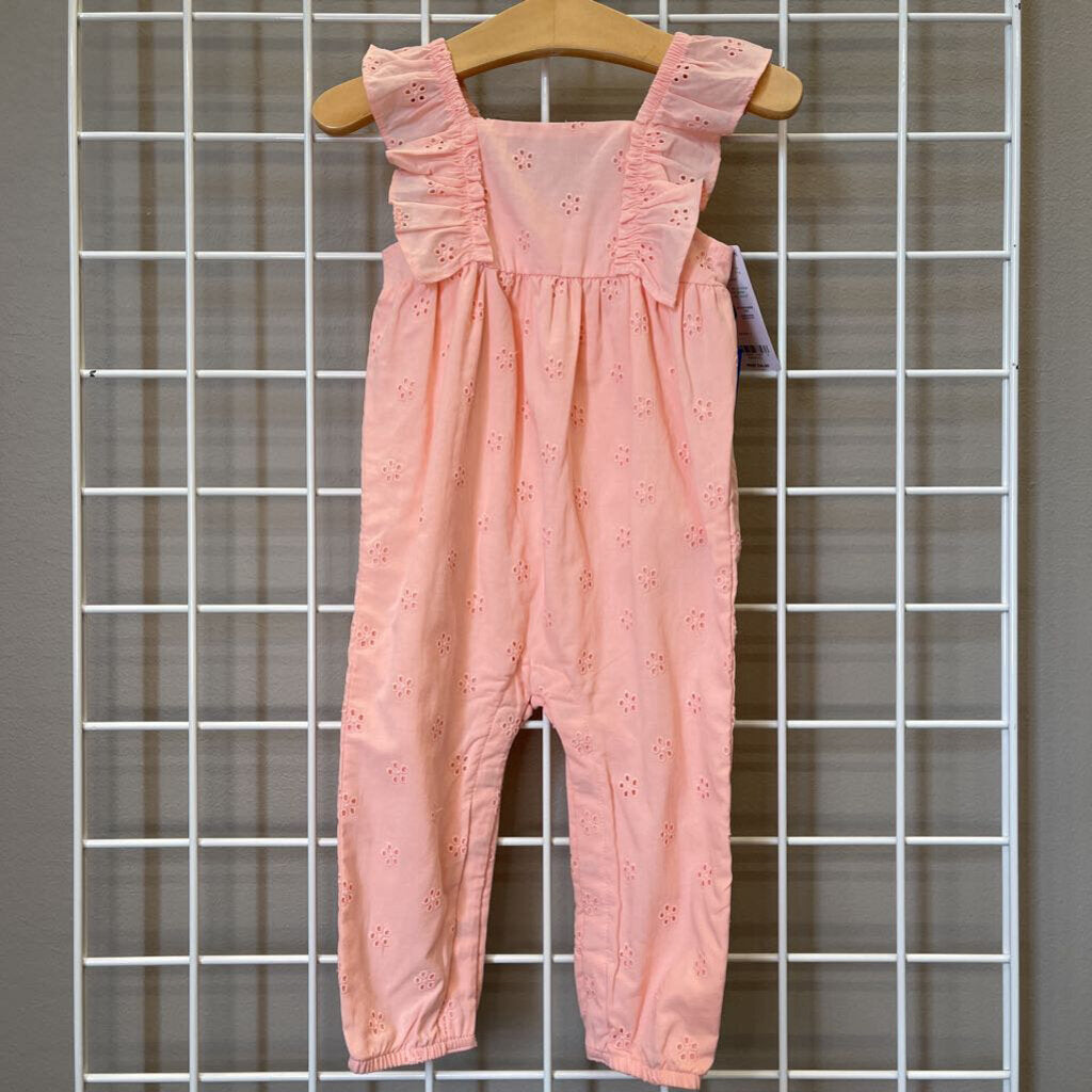 NWT Carter's Eyelet Tank Romper - 12m