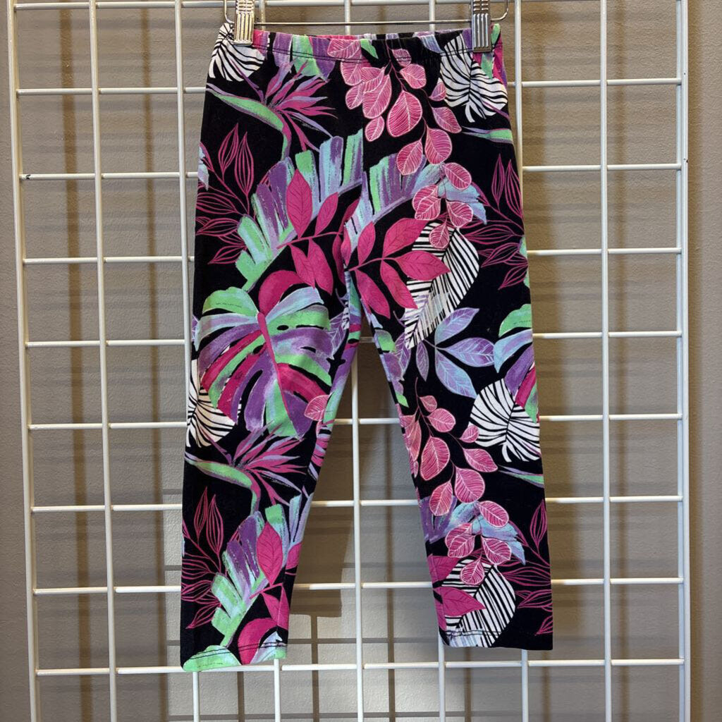 Children's Place Tropical Print Leggings - 7/8