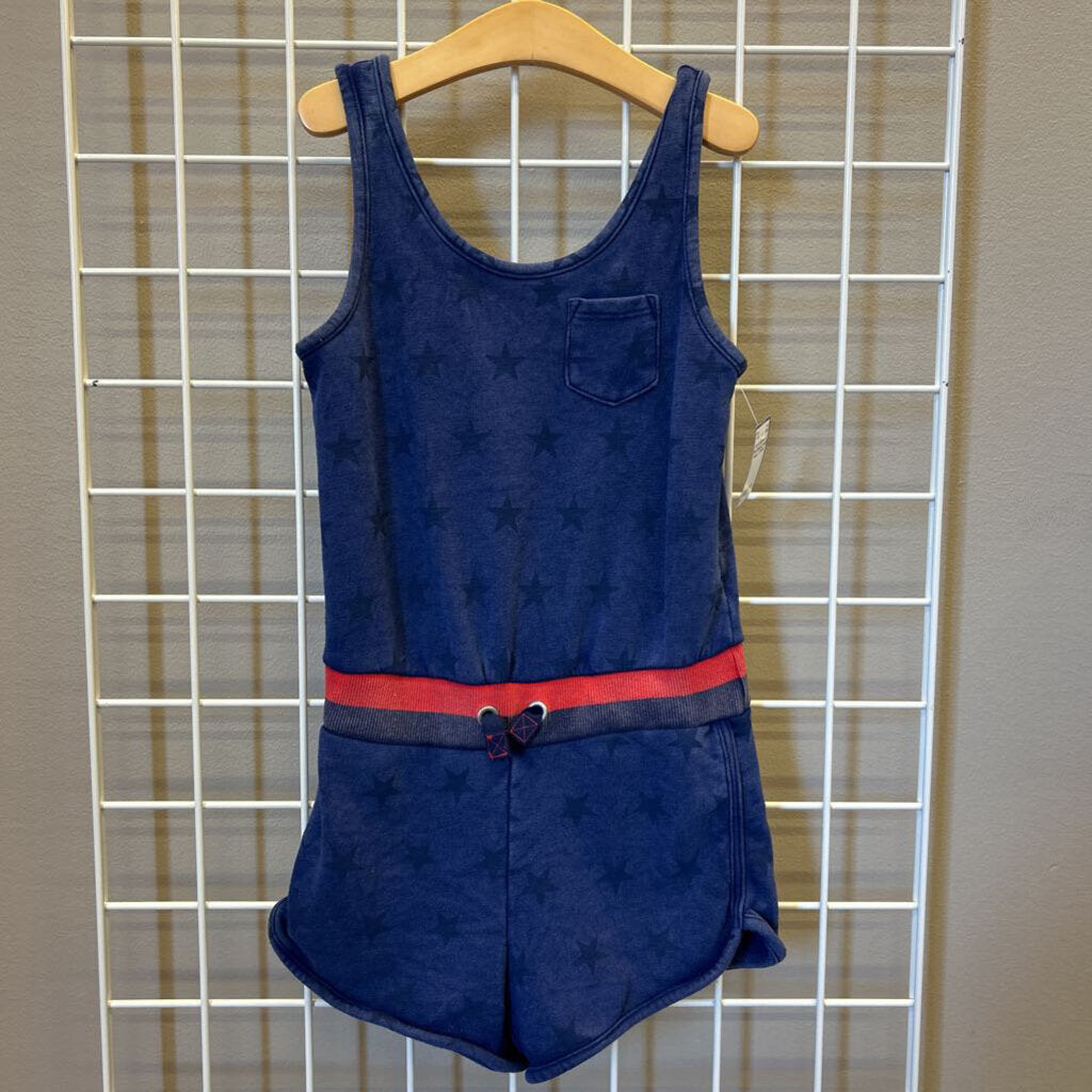 Cat & Jack Stars Tank Romper (wash wear) - 7/8