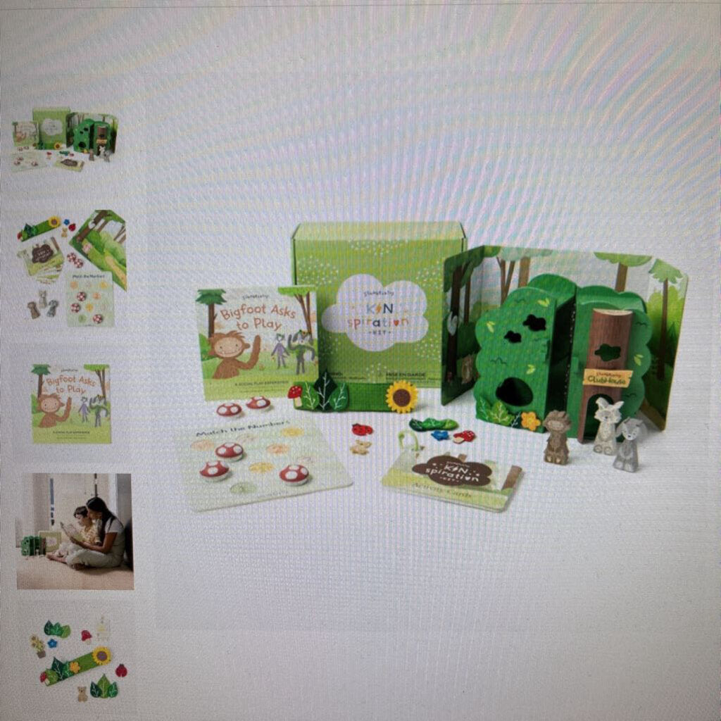 NEW Slumberkins Kinspiration Kit - Social Play with Bigfoot