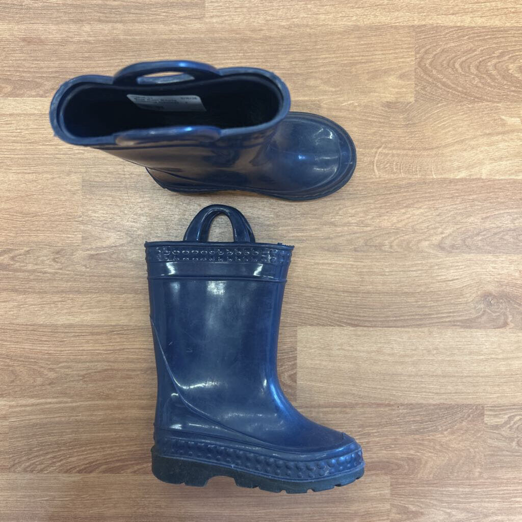 Blue Rain Boots (missing insoles) - 7