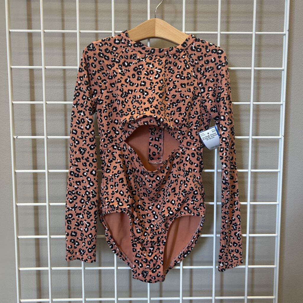 Art Class Cheetah LS One PC Swimsuit 6/7