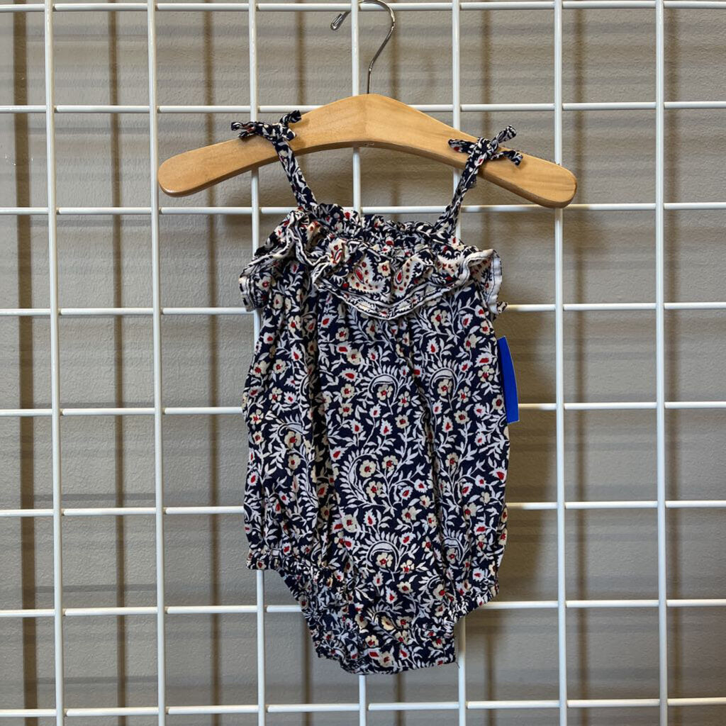 Old Navy Floral Tank Bodysuit - 6/12m