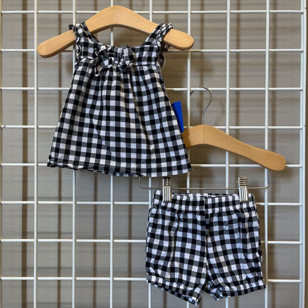 Carter's Gingham Two Pc Set - 6m