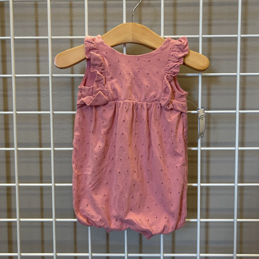 Carter's Eyelet Bubble Romper - 6m