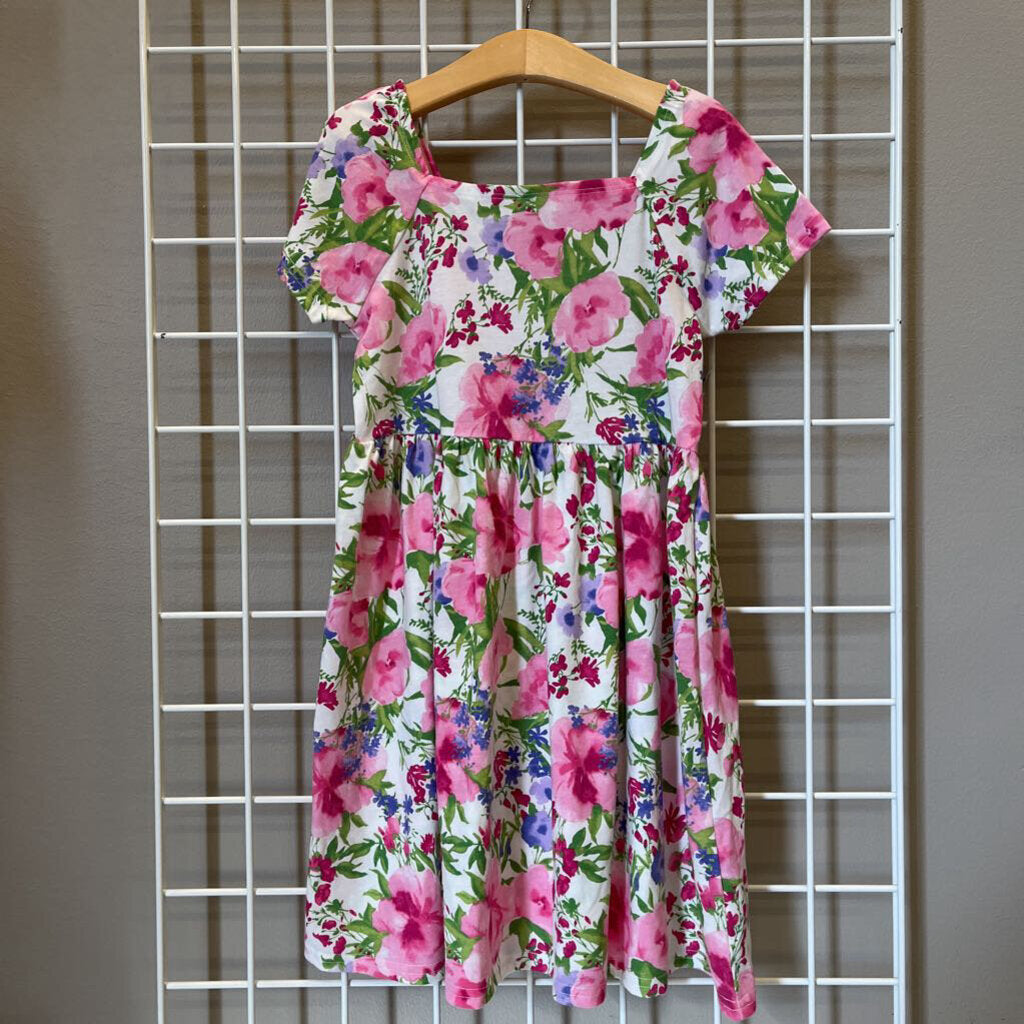 NWT Children's Place Floral SS Dress - 7/8