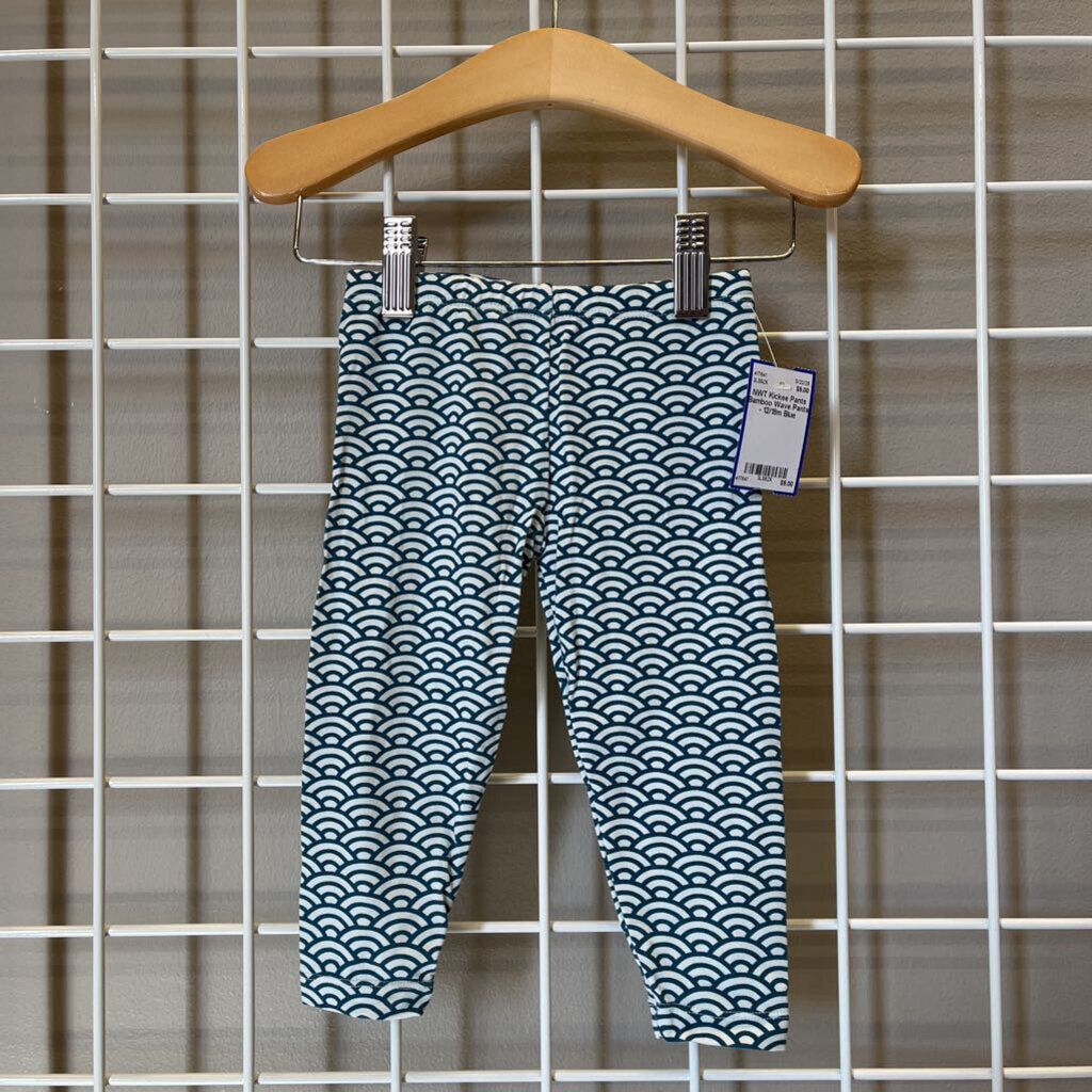 NWT Kickee Pants Bamboo Wave Pants - 12/18m