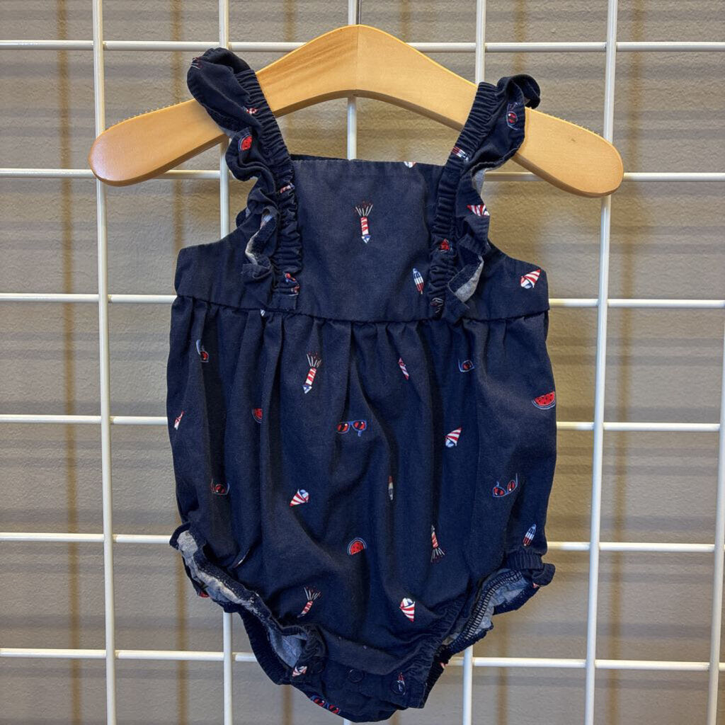Carter's 4th of July Bubble Romper - 6m