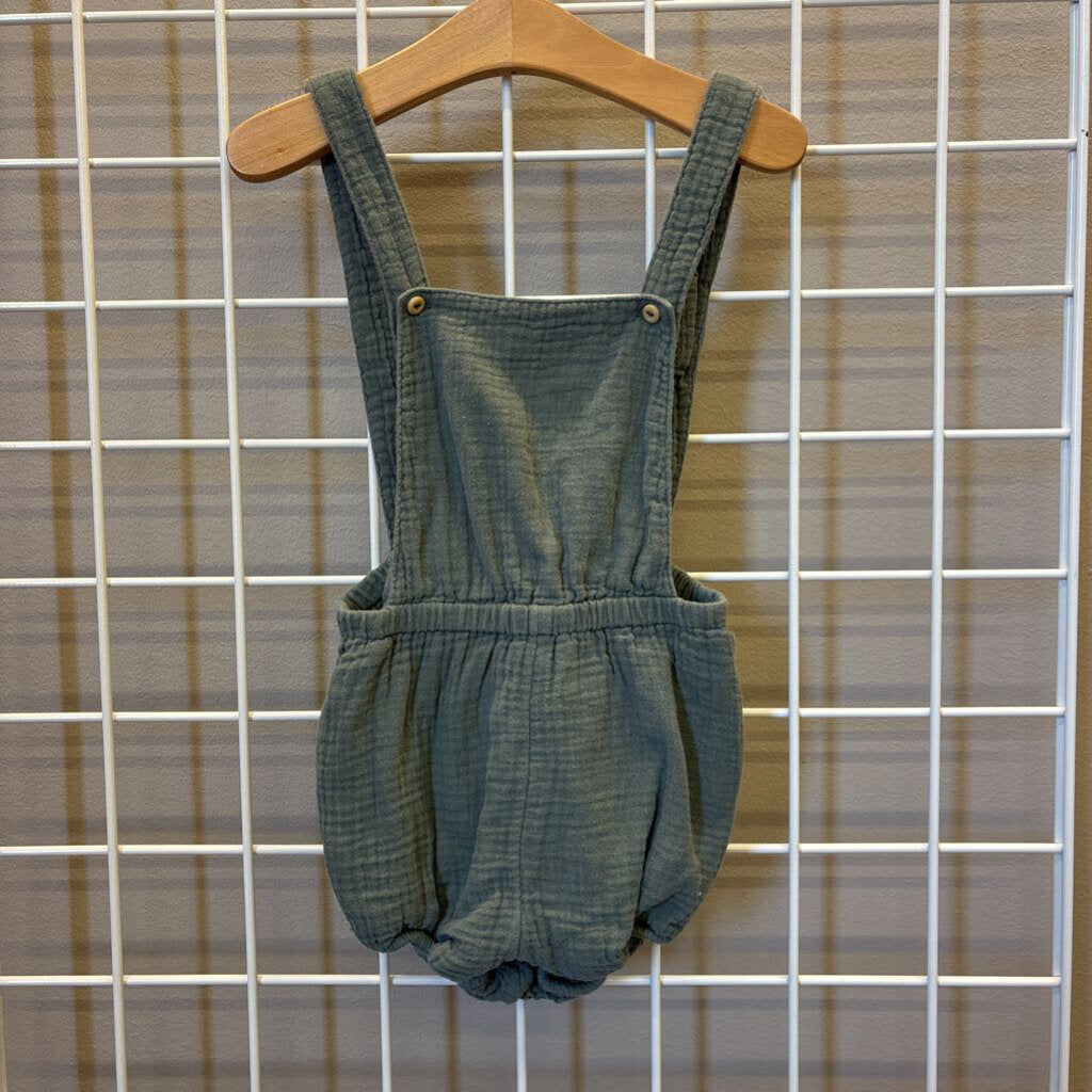 H&M Linen Overall Romper - 4T