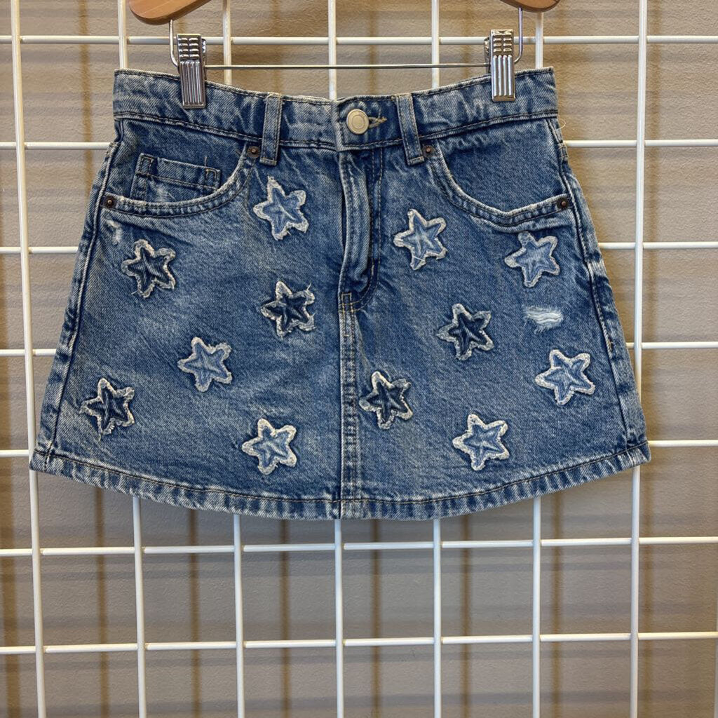 Zara Star Denim Skort - 9/10