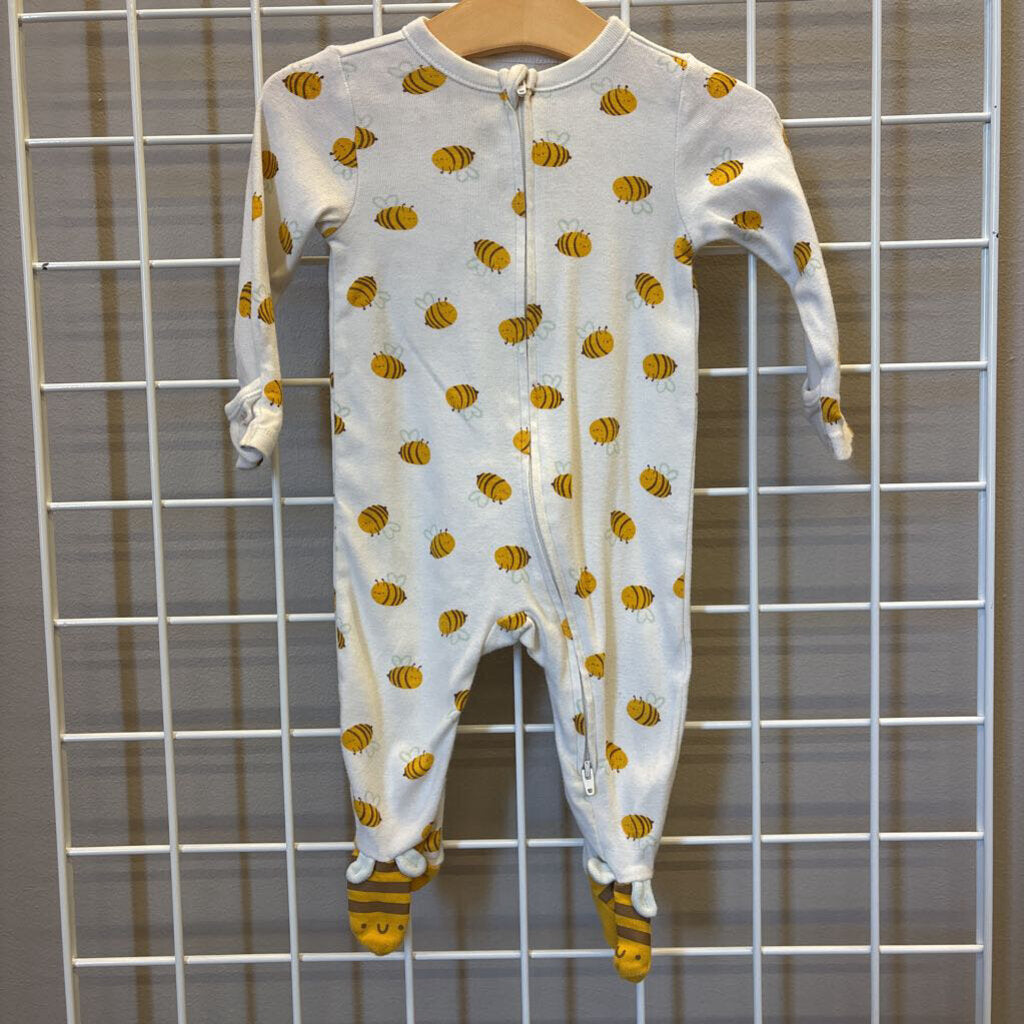 Old Navy Bumble Bee Zip Sleeper (wash wear) - 6/9M