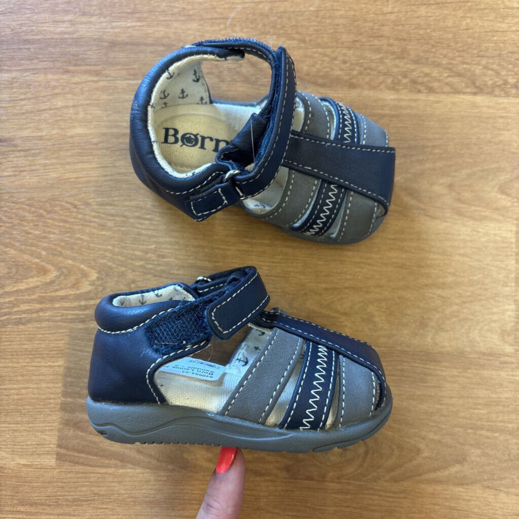 Born Lennie Paul Navy Sandals - 3