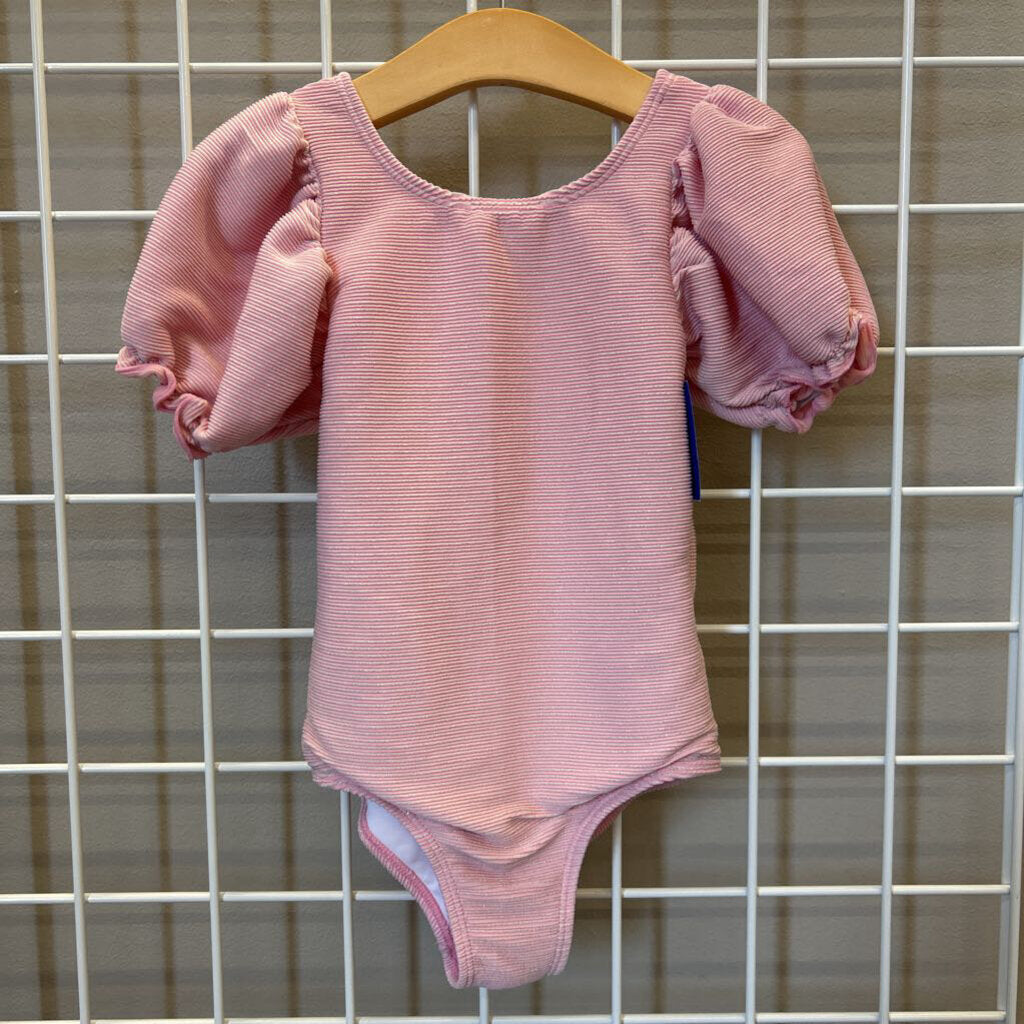 Cotton On Ribbed Shimmer One Pc Swim 5