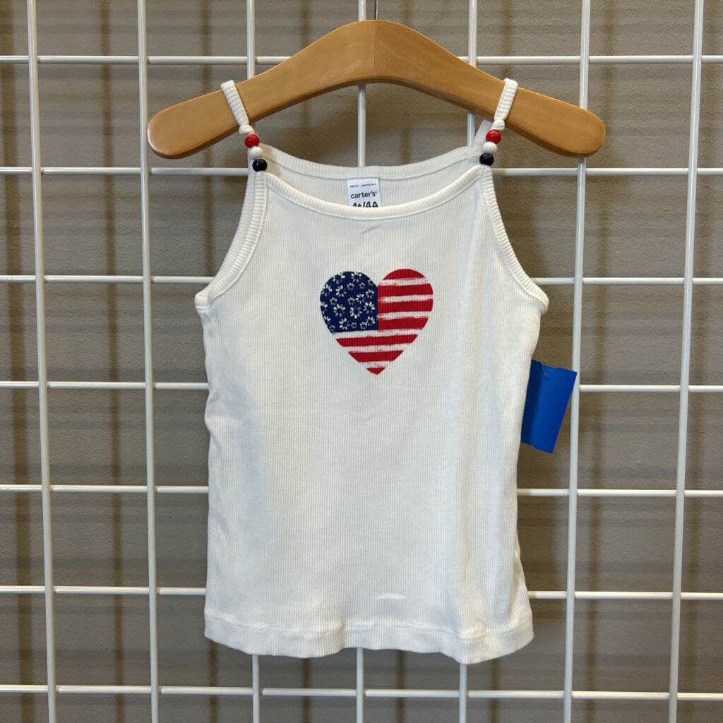 Carter's Flag Heart Tank 4