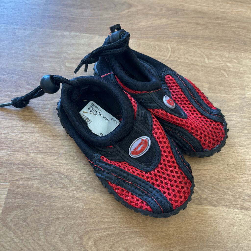 Waves Red Water Shoes 6