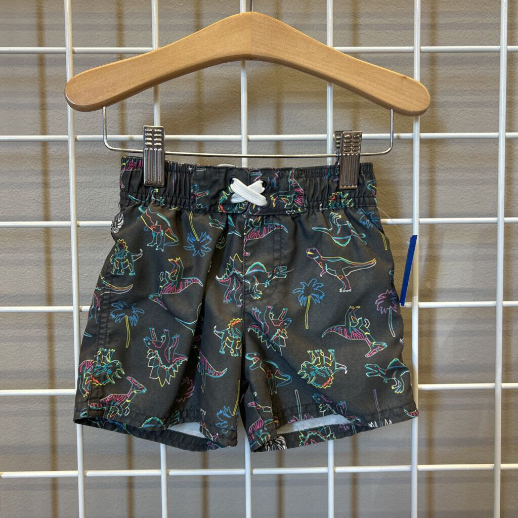 Cat & Jack Dino Swim Shorts - 2T