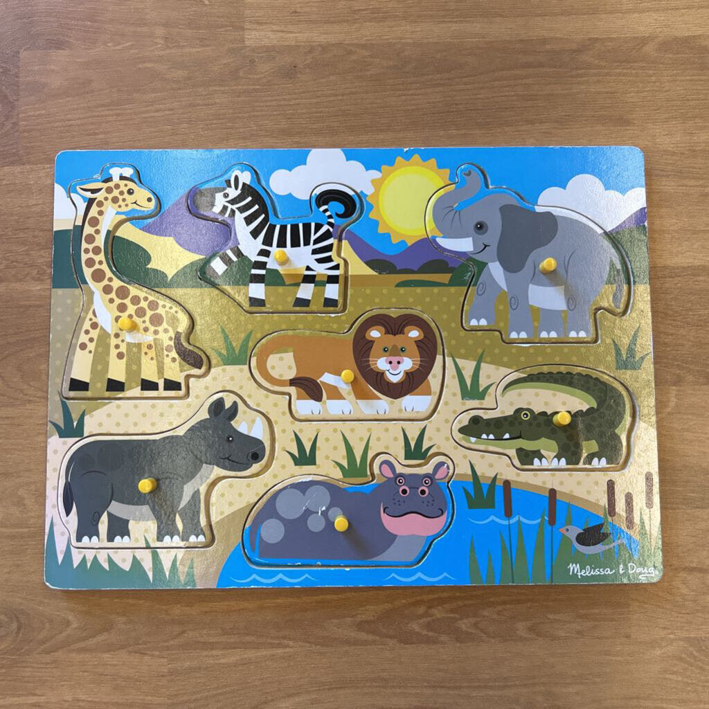Melissa & Doug Safari Wood Puzzle