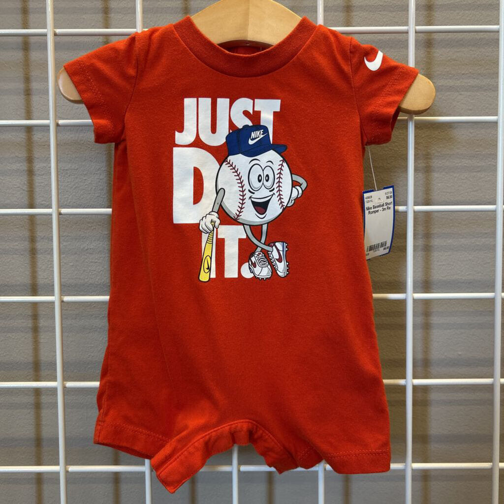Nike Baseball Short Romper - 3m