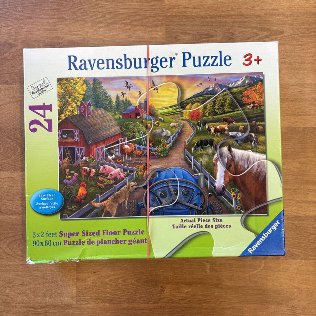 Ravensburger Floor Puzzle - Farm 24pc