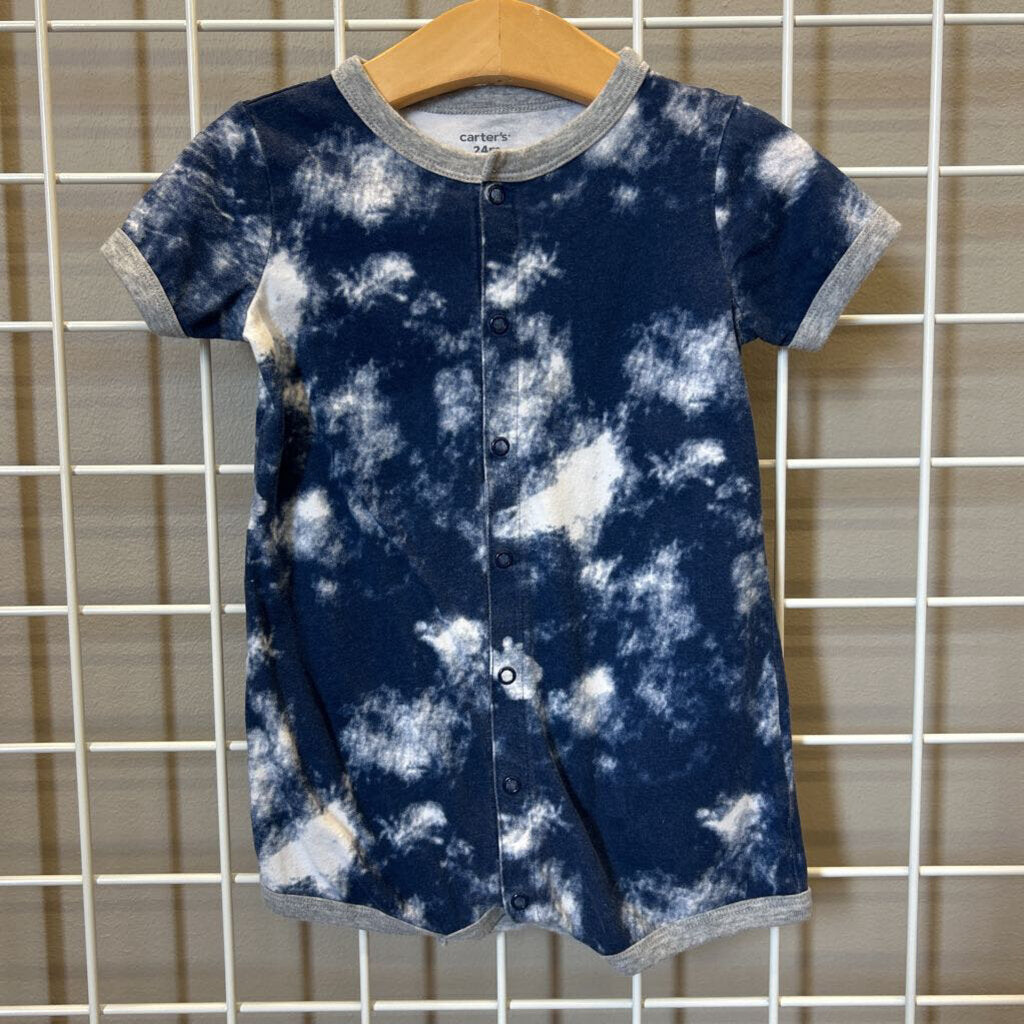 Carter's Tie Dye Short Romper - 24m