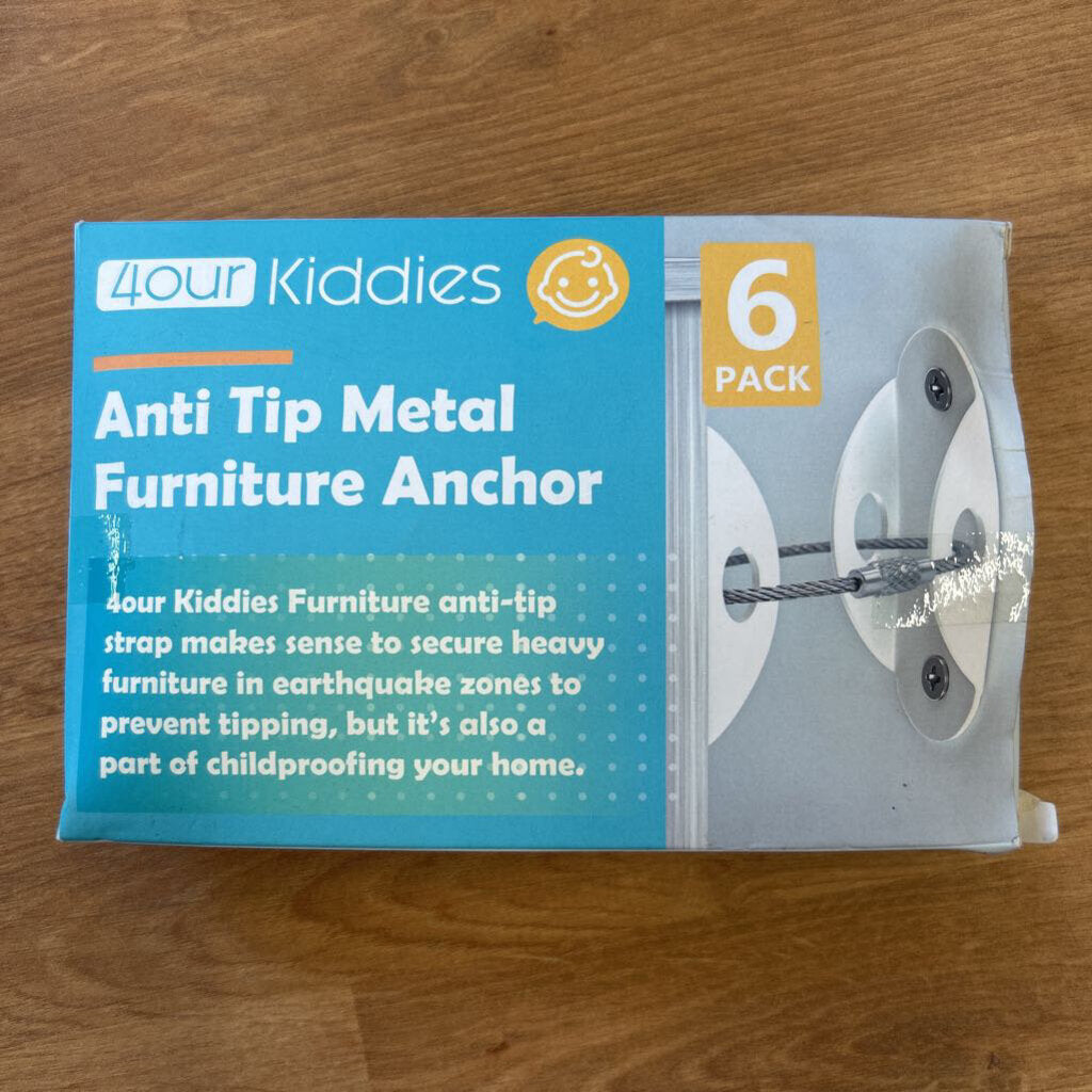 NEW Anti Tip Metal Furniture Anchor