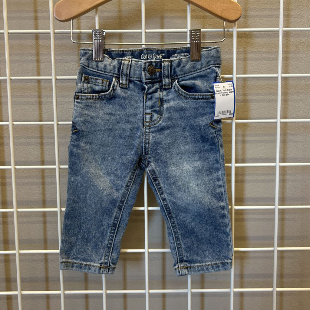 Cat & Jack Super Stretch Skinny Jeans - 12m