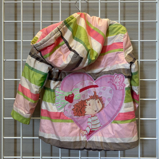 Janie & Jack Strawberry Shortcake Rain Jacket (wear/marks) - 2/3