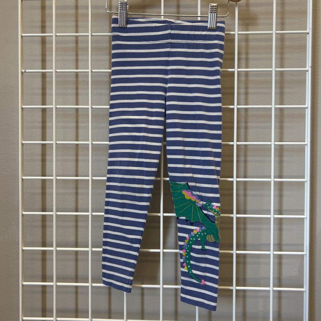Mini Boden Dragon Stripe Leggings - 4/5