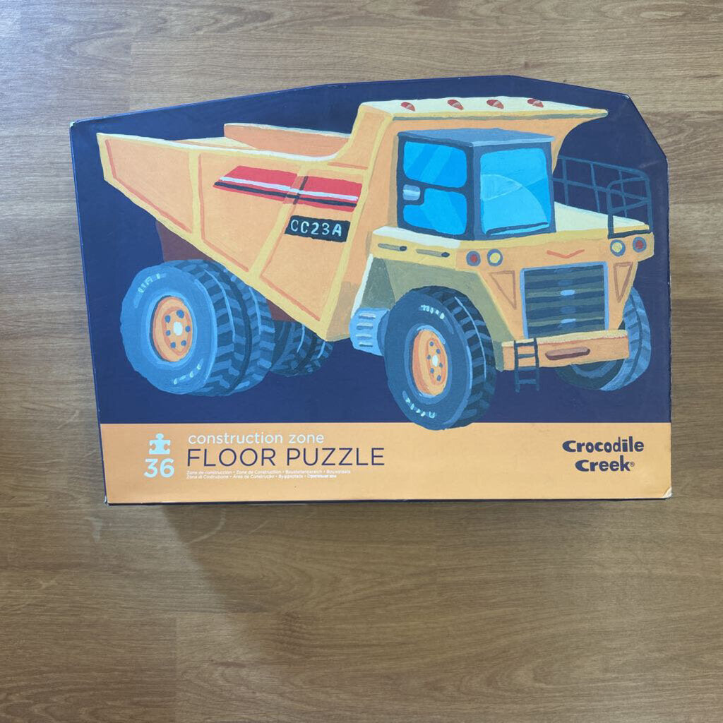 Dinosaur Creek - Construction Zone Floor Puzzle