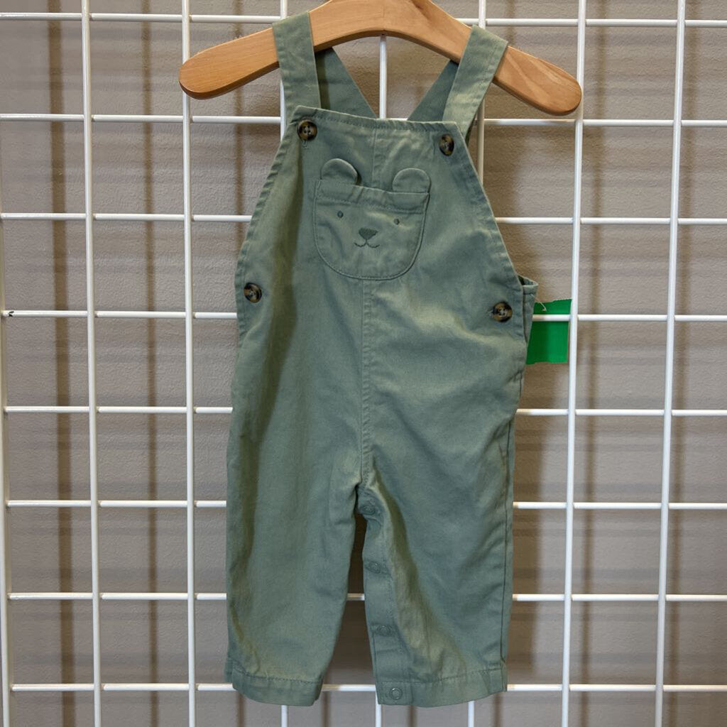 Carter's Bear Overalls - 6m