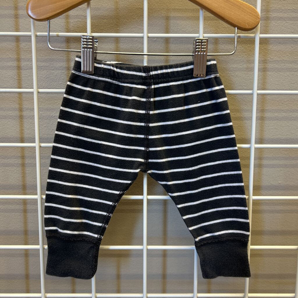 Hanna Andersson Striped Soft Pants - 3/6m