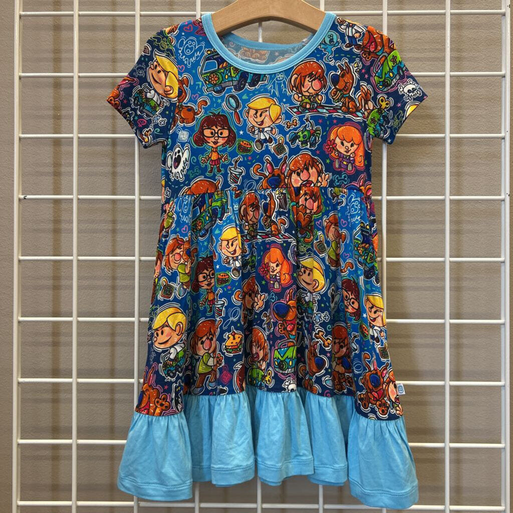 NWT Secret Stock Reserve Bamboo Scooby Doo SS Twirl Dress - 2T