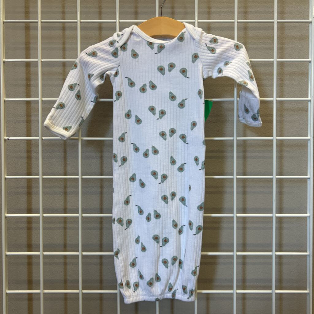 Carter's Avocado Sleeping Gown - NB